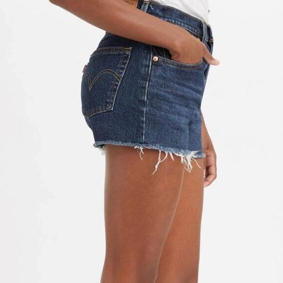 Levi's 501 Original Shorts - Charleston Cracked Blue - Picture 11 of 11